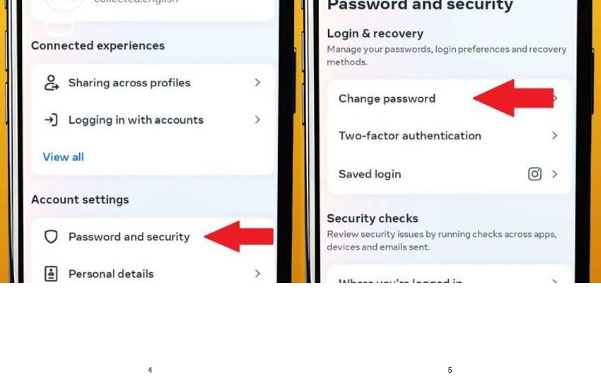 تغییر رمز عبور