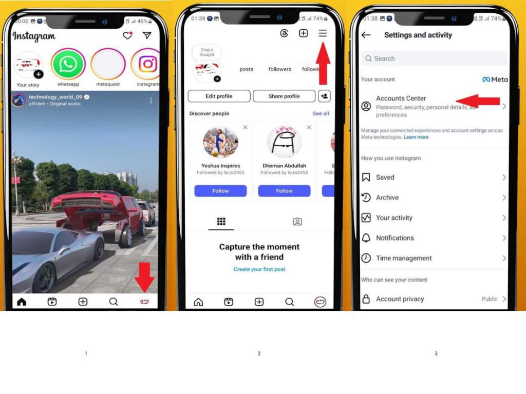 خارج کردن دستگاهها از طریق Account Center